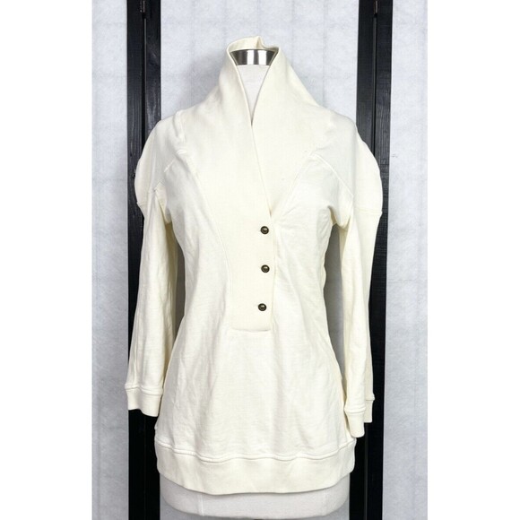 Citizens Of Humanity Halfway Button Sweatshirt. Size: S - Picture 1 of 8